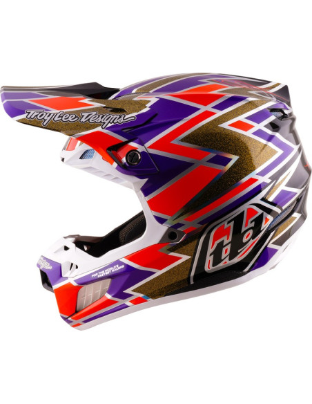 Casque cross Troy Lee Designs 2027 SE5 Carbon Flush - Violet