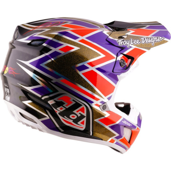 Casque cross Troy Lee Designs 2027 SE5 Carbon Flush - Violet