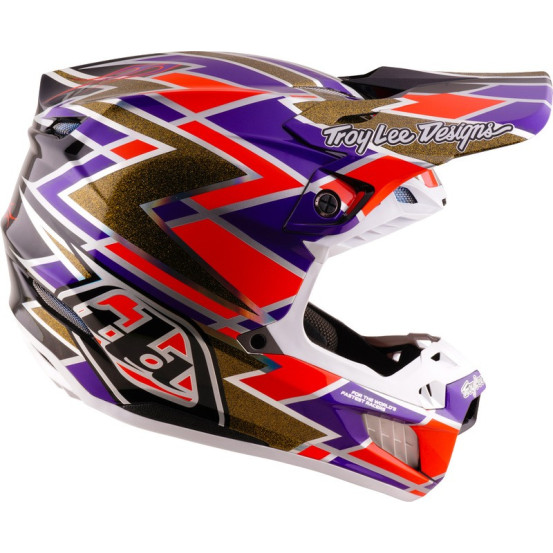 Casque cross Troy Lee Designs 2027 SE5 Carbon Flush - Violet