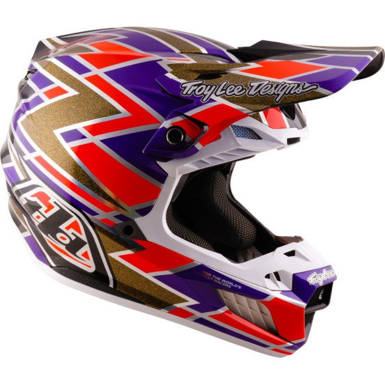 Casque cross Troy Lee Designs 2027 SE5 Carbon Flush - Violet