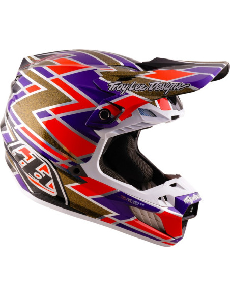 Casque cross Troy Lee Designs 2027 SE5 Carbon Flush - Violet