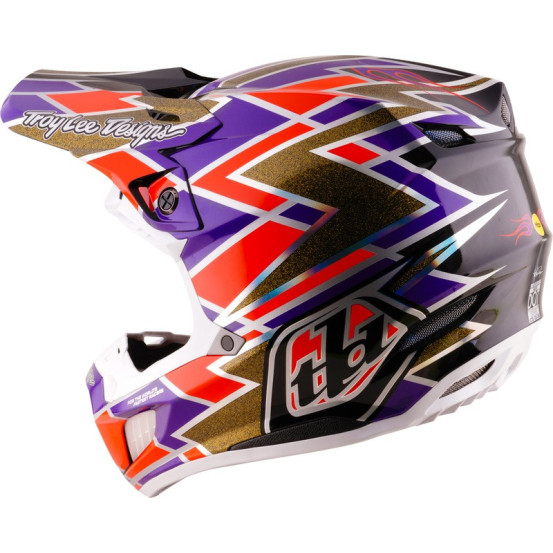 Casque cross Troy Lee Designs 2027 SE5 Carbon Flush - Violet