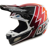 Casque cross Troy Lee Designs 2027 SE5 Composite Boltz - Noir Rouge