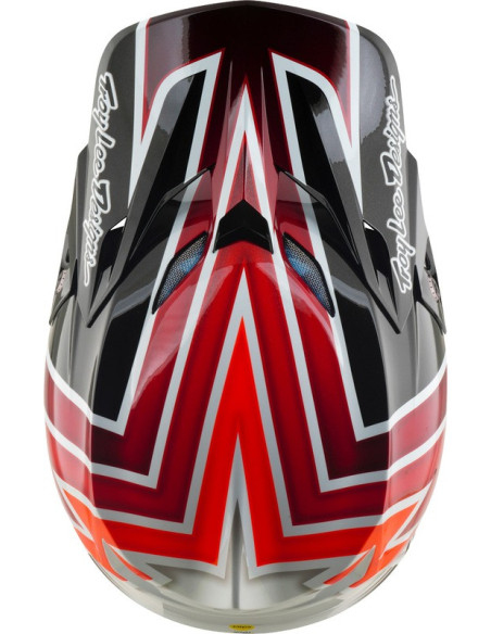 Casque cross Troy Lee Designs 2027 SE5 Composite Boltz - Noir Rouge