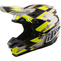 Casque cross Troy Lee Designs 2027 SE5 Composite Flush - Blanc Noir