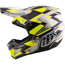 Casque cross Troy Lee Designs 2027 SE5 Composite Flush - Blanc Noir 2
