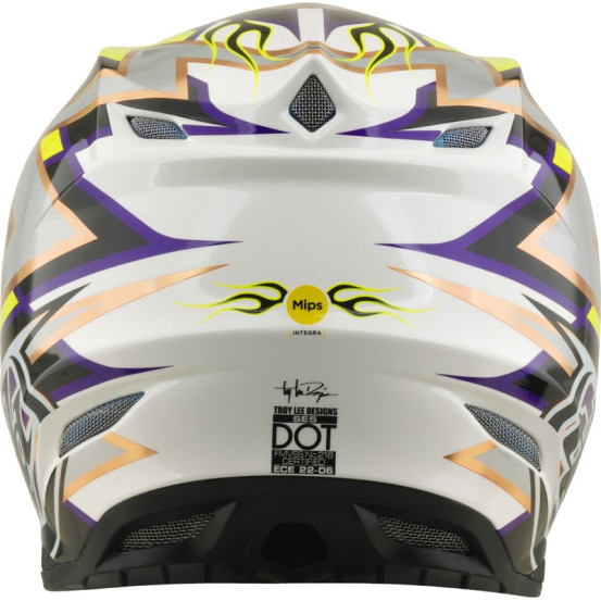 Casque cross Troy Lee Designs 2027 SE5 Composite Flush - Blanc Noir