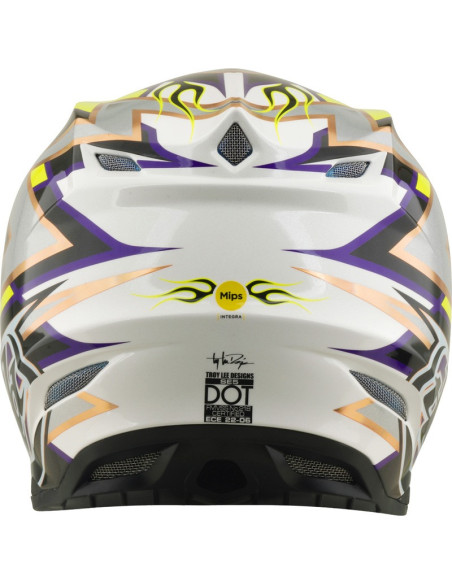 Casque cross Troy Lee Designs 2027 SE5 Composite Flush - Blanc Noir