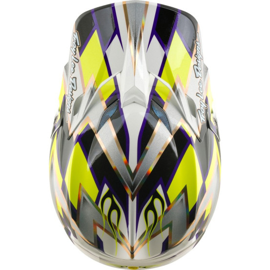 Casque cross Troy Lee Designs 2027 SE5 Composite Flush - Blanc Noir
