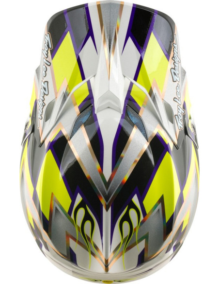 Casque cross Troy Lee Designs 2027 SE5 Composite Flush - Blanc Noir