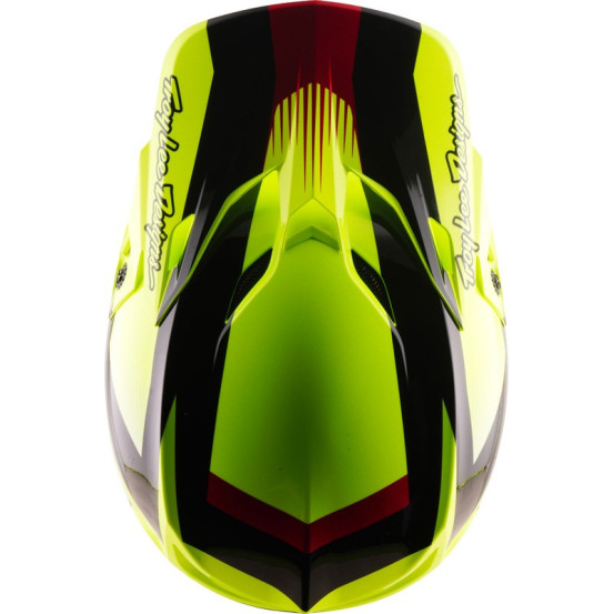 Casque cross Troy Lee Designs 2027 SE5 Polycarbonate Ripper - Jaune fluo