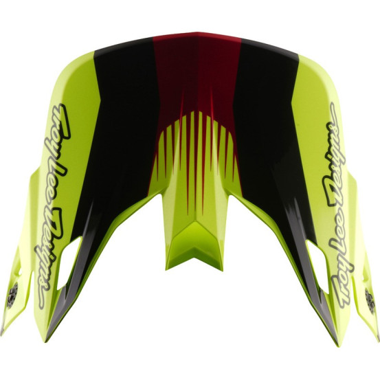 Casque cross Troy Lee Designs 2027 SE5 Polycarbonate Ripper - Jaune fluo