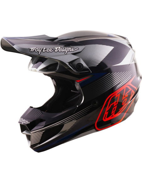 Casque cross Troy Lee Designs 2027 SE5 Polycarbonate Ripper - Gris