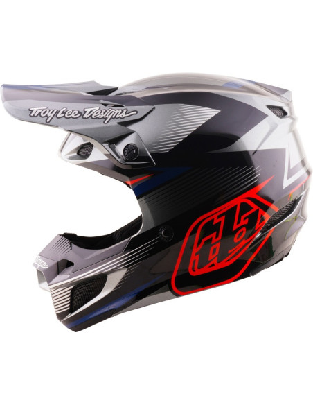 Casque cross Troy Lee Designs 2027 SE5 Polycarbonate Ripper - Gris