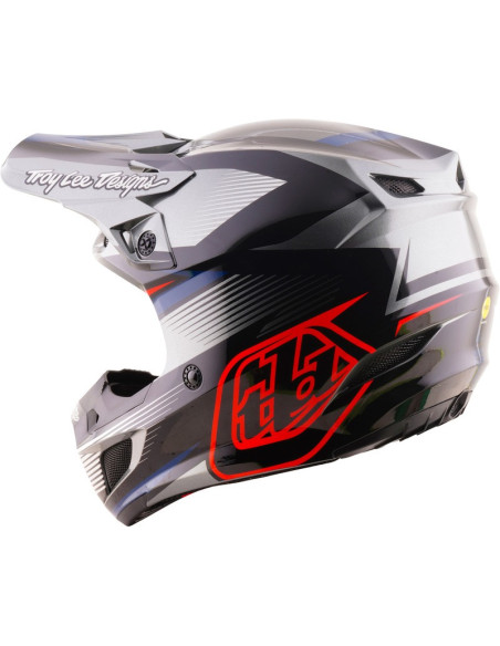 Casque cross Troy Lee Designs 2027 SE5 Polycarbonate Ripper - Gris