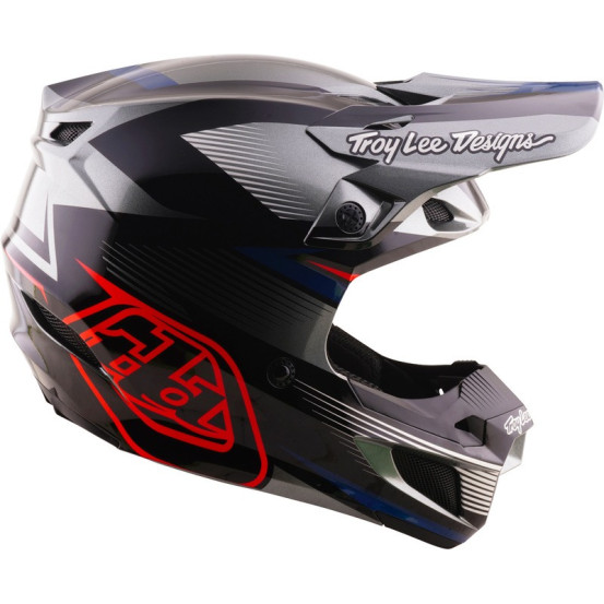 Casque cross Troy Lee Designs 2027 SE5 Polycarbonate Ripper - Gris