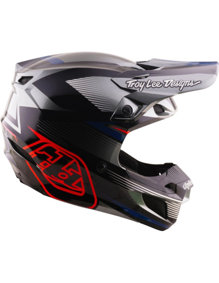 Casque cross Troy Lee Designs 2027 SE5 Polycarbonate Ripper - Gris