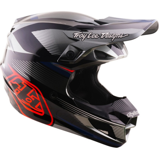 Casque cross Troy Lee Designs 2027 SE5 Polycarbonate Ripper - Gris