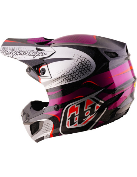 Casque cross Troy Lee Designs 2027 SE5 Polycarbonate Aura - Violet Noir