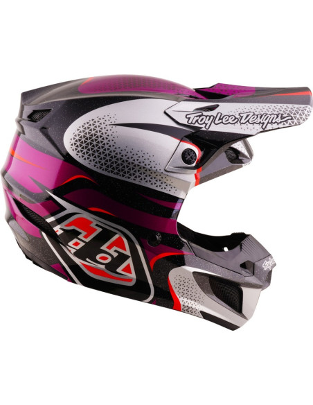 Casque cross Troy Lee Designs 2027 SE5 Polycarbonate Aura - Violet Noir