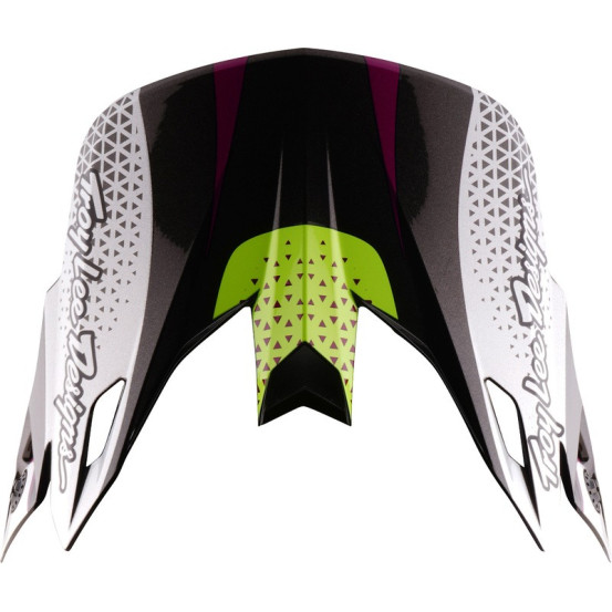 Casque cross Troy Lee Designs 2027 SE5 Polycarbonate Aura - Jaune Noir