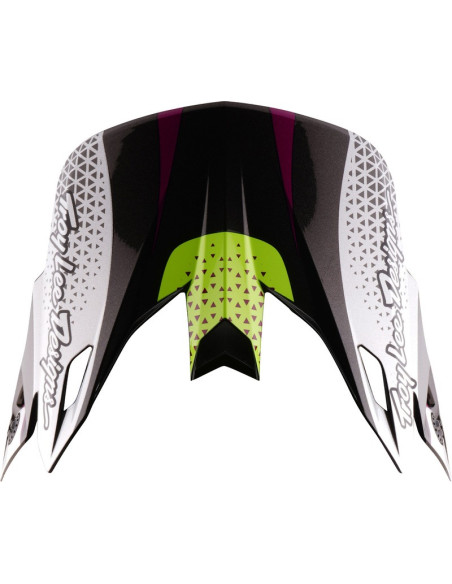 Casque cross Troy Lee Designs 2027 SE5 Polycarbonate Aura - Jaune Noir