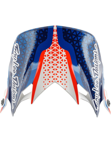 Casque cross Troy Lee Designs 2027 GP Pro Slides - Blanc Bleu