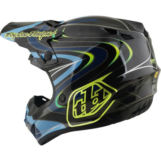 Casque cross enfant Troy Lee Designs 2027 GP Pro Pulse - Noir Jaune fluo