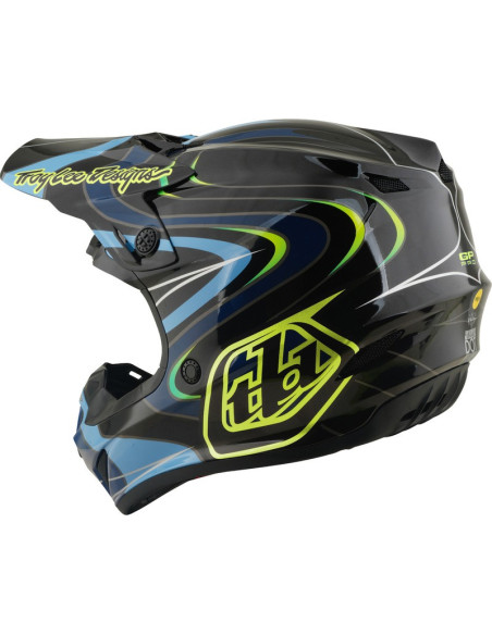 Casque cross enfant Troy Lee Designs 2027 GP Pro Pulse - Noir Jaune fluo