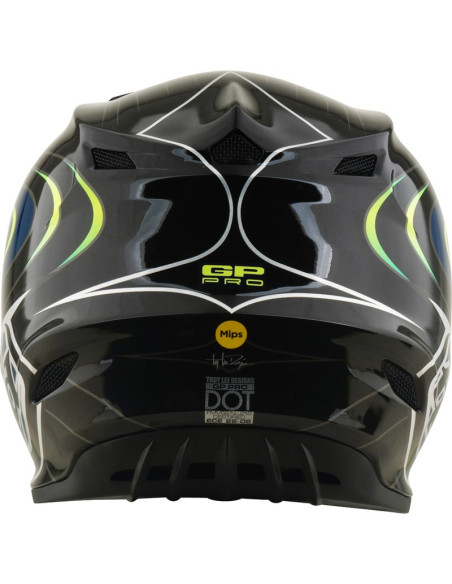 Casque cross enfant Troy Lee Designs 2027 GP Pro Pulse - Noir Jaune fluo