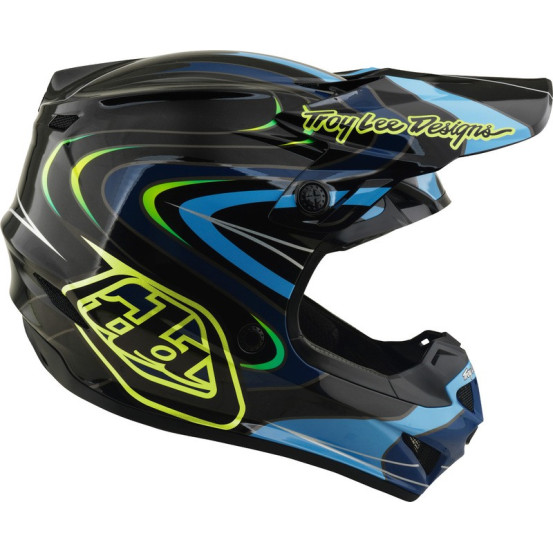 Casque cross enfant Troy Lee Designs 2027 GP Pro Pulse - Noir Jaune fluo