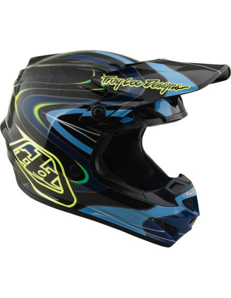 Casque cross enfant Troy Lee Designs 2027 GP Pro Pulse - Noir Jaune fluo