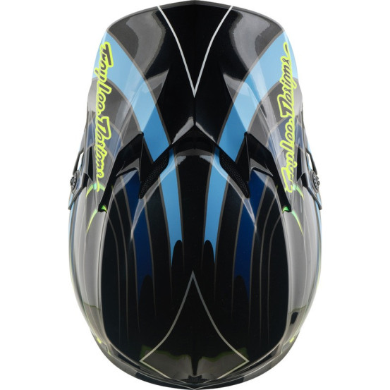 Casque cross enfant Troy Lee Designs 2027 GP Pro Pulse - Noir Jaune fluo