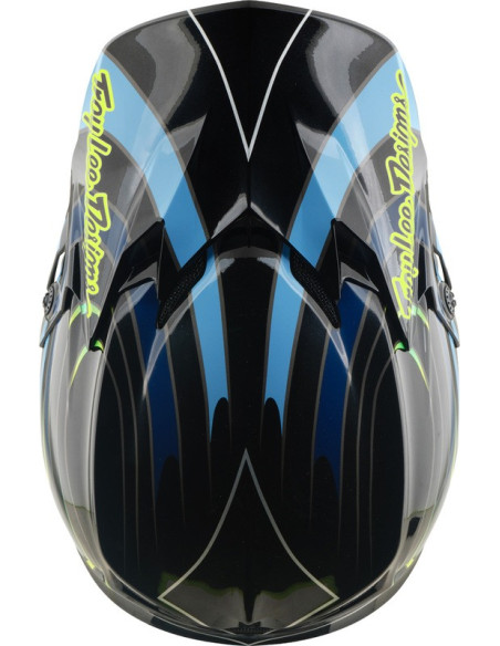 Casque cross enfant Troy Lee Designs 2027 GP Pro Pulse - Noir Jaune fluo