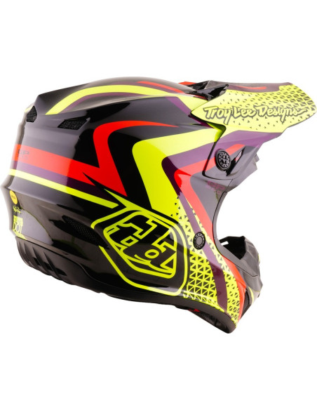 Casque cross enfant Troy Lee Designs 2027 GP Pro Slides - Noir Jaune