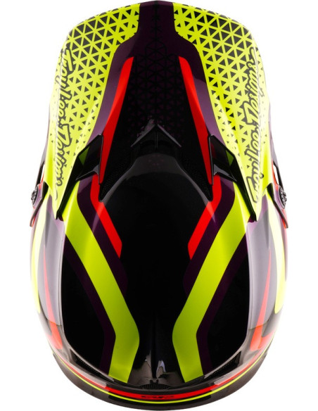 Casque cross enfant Troy Lee Designs 2027 GP Pro Slides - Noir Jaune