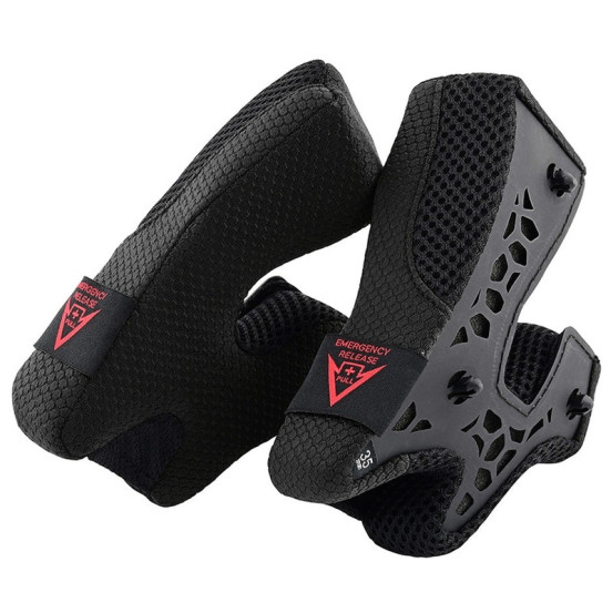 Mousses de joues de casque Troy Lee Designs SE5 Composite - Noir