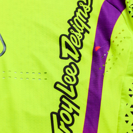 Maillot cross Troy Lee Designs 2027 SE Ultra Aura - Jaune fluo