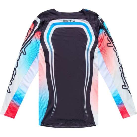 Maillot cross Troy Lee Designs 2027 SE Pro Wander - Blanc Gris métal