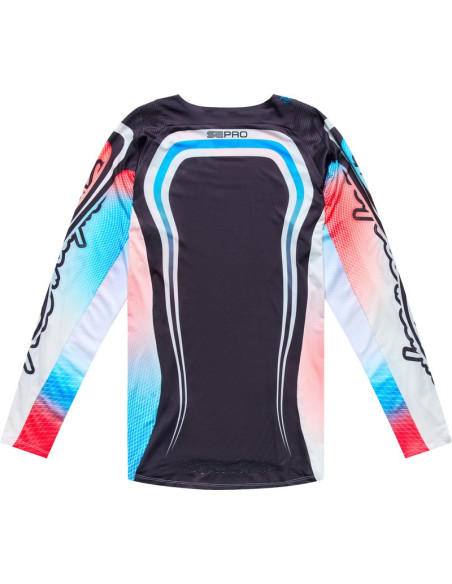 Maillot cross Troy Lee Designs 2027 SE Pro Wander - Blanc Gris métal