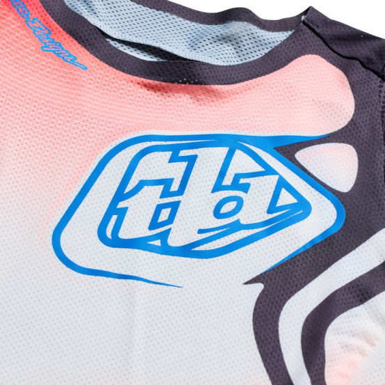 Maillot cross Troy Lee Designs 2027 SE Pro Wander - Blanc Gris métal