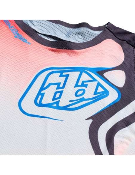 Maillot cross Troy Lee Designs 2027 SE Pro Wander - Blanc Gris métal