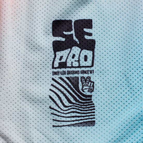 Maillot cross Troy Lee Designs 2027 SE Pro Wander - Blanc Gris métal