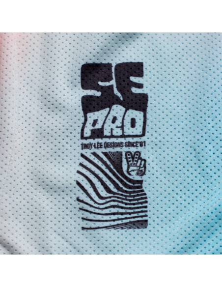 Maillot cross Troy Lee Designs 2027 SE Pro Wander - Blanc Gris métal