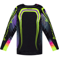 Maillot cross Troy Lee Designs 2027 SE Pro Wander - Noir Violet néon 2