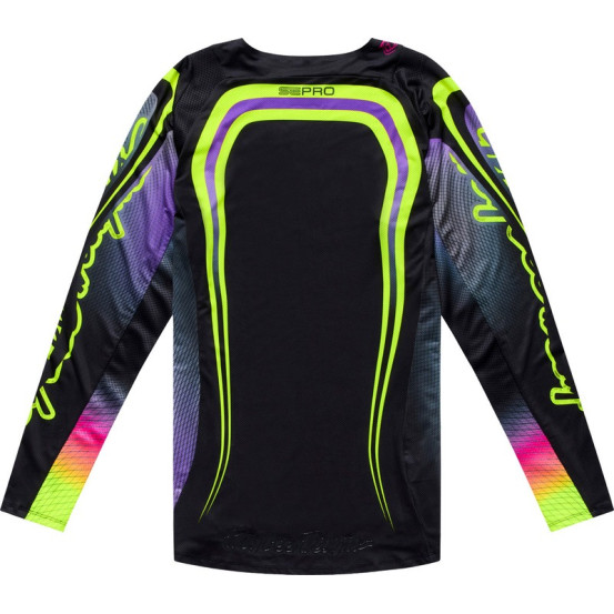 Maillot cross Troy Lee Designs 2027 SE Pro Wander - Noir Violet néon