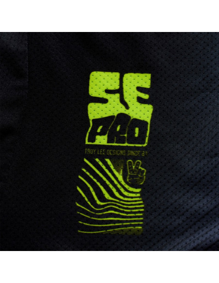 Maillot cross Troy Lee Designs 2027 SE Pro Wander - Noir Violet néon