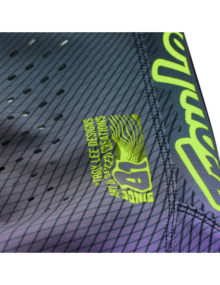 Pantalon cross Troy Lee Designs 2027 SE Pro Wander - Noir Violet néon