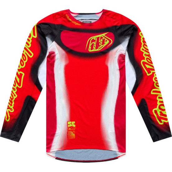 Maillot cross Troy Lee Designs 2027 SE Pro Illusion - Rouge Noir