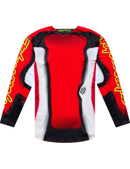 Maillot cross Troy Lee Designs 2027 SE Pro Illusion - Rouge Noir
